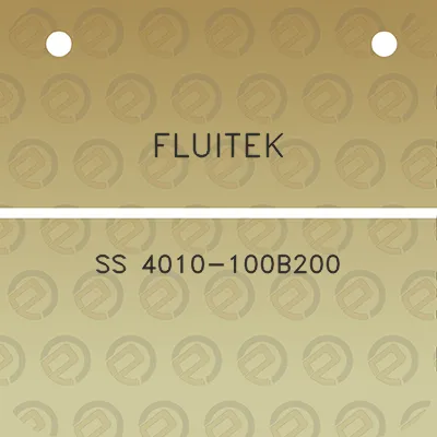 fluitek-ss-4010-100b200