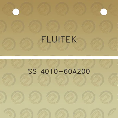 fluitek-ss-4010-60a200