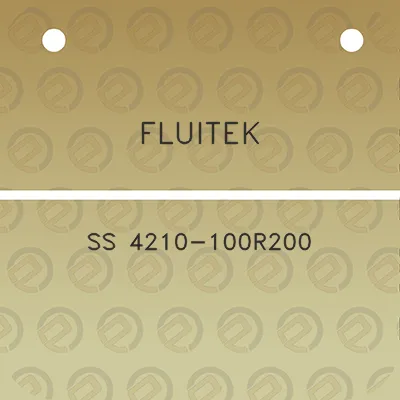 fluitek-ss-4210-100r200