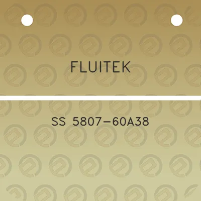 fluitek-ss-5807-60a38