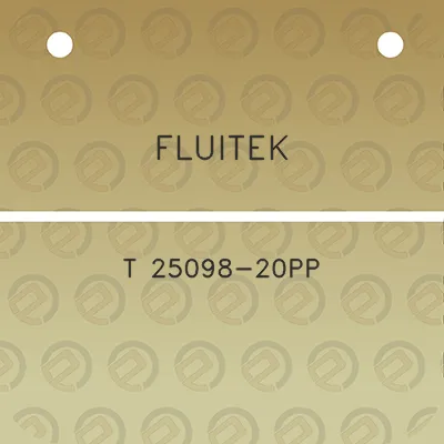 fluitek-t-25098-20pp