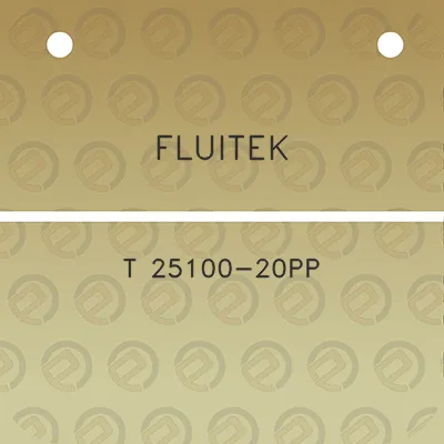 fluitek-t-25100-20pp