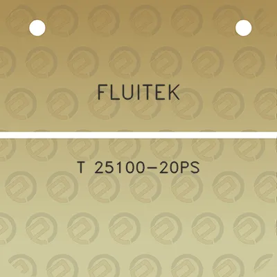 fluitek-t-25100-20ps