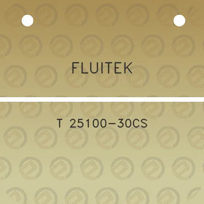 fluitek-t-25100-30cs