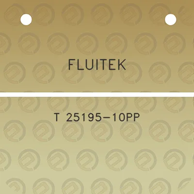 fluitek-t-25195-10pp