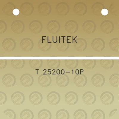 fluitek-t-25200-10p