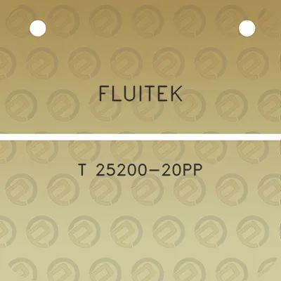 fluitek-t-25200-20pp