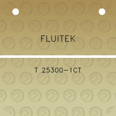 fluitek-t-25300-1ct