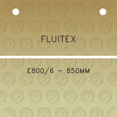 fluitex-e8006-850mm