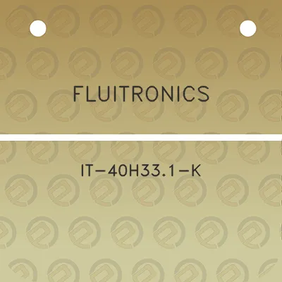 fluitronics-it-40h331-k