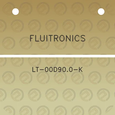 fluitronics-lt-00d900-k