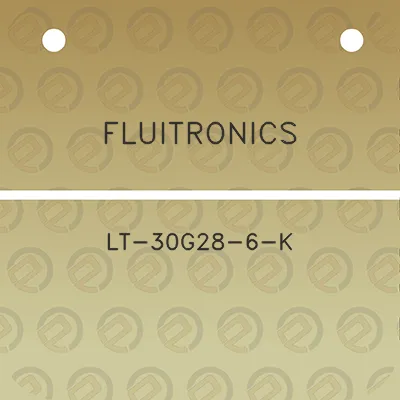 fluitronics-lt-30g28-6-k