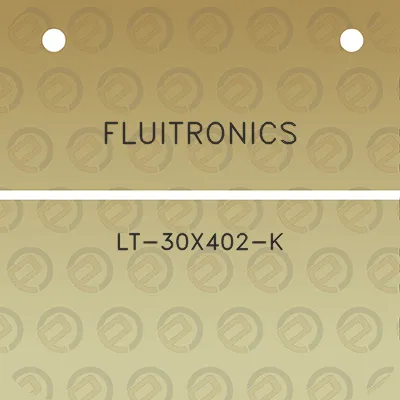 fluitronics-lt-30x402-k