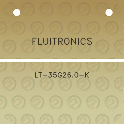 fluitronics-lt-35g260-k