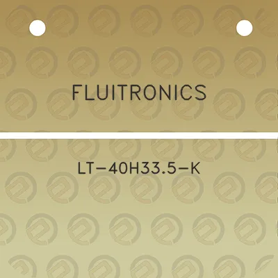 fluitronics-lt-40h335-k