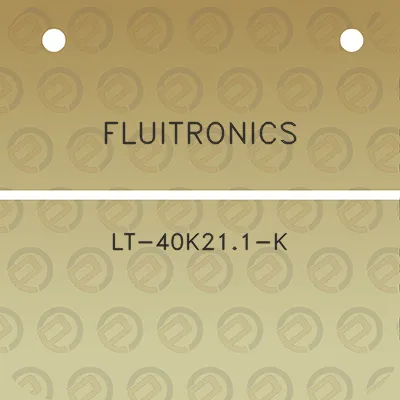 fluitronics-lt-40k211-k