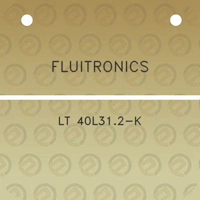 fluitronics-lt-40l312-k