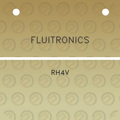 fluitronics-rh4v