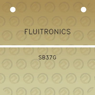 fluitronics-sb37g