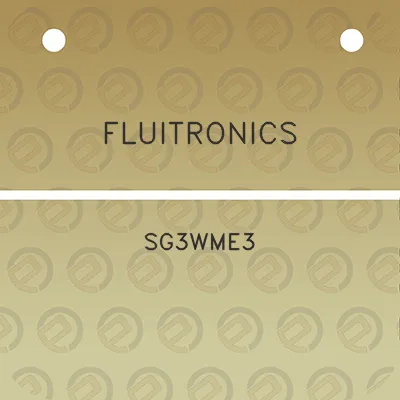 fluitronics-sg3wme3