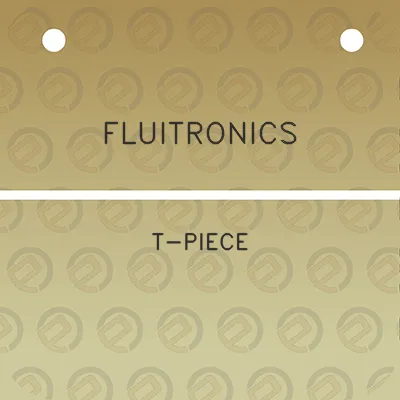 fluitronics-t-piece