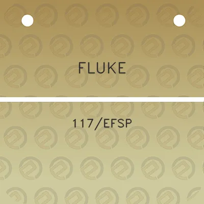 fluke-117efsp