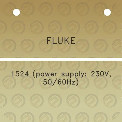 fluke-1524-power-supply-230v-5060hz