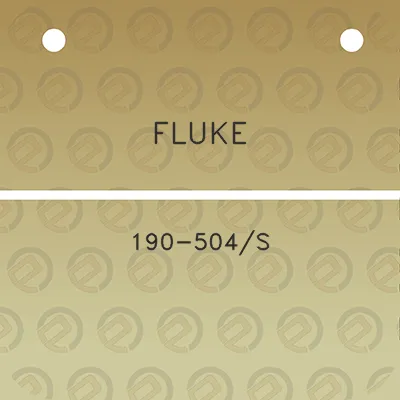 fluke-190-504s