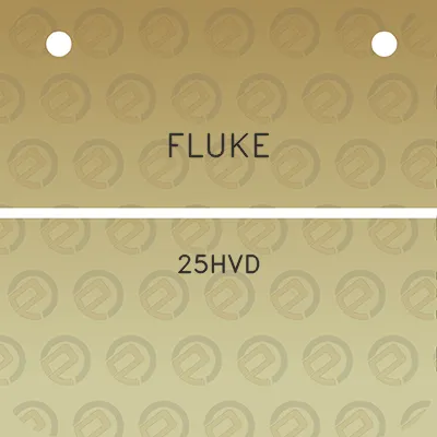 fluke-25hvd