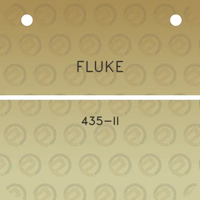 fluke-435-ii