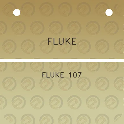 fluke-fluke-107