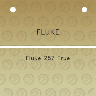 fluke-fluke-287-true