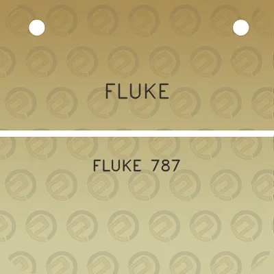 fluke-fluke-787