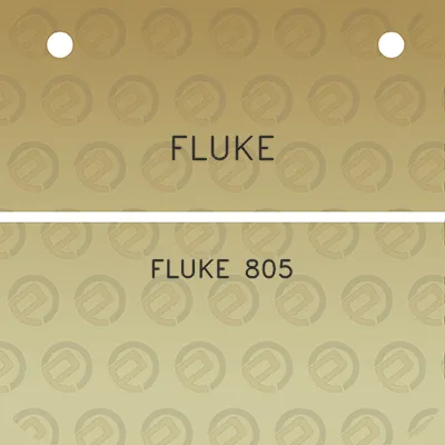 fluke-fluke-805