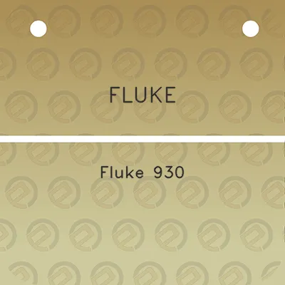 fluke-fluke-930