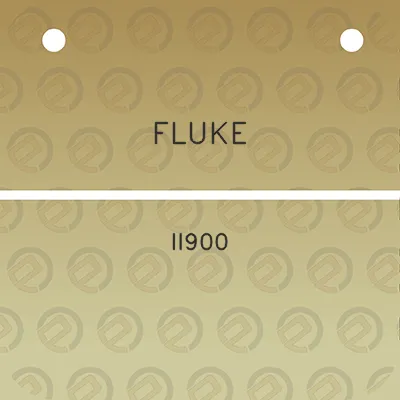 fluke-ii900