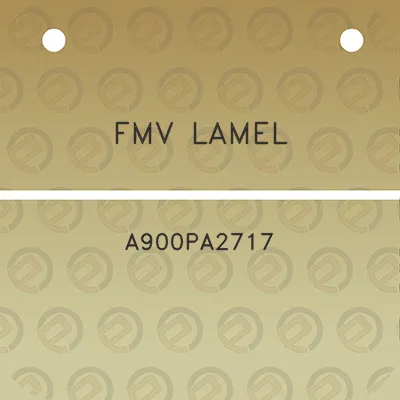 fmv-lamel-a900pa2717