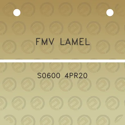 fmv-lamel-s0600-4pr20