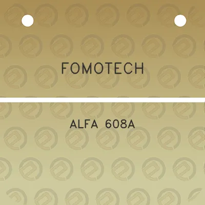 fomotech-alfa-608a