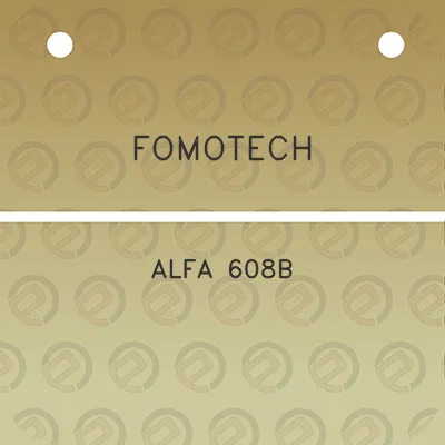 fomotech-alfa-608b