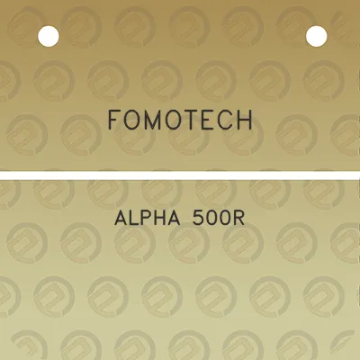 fomotech-alpha-500r