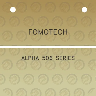 fomotech-alpha-506-series