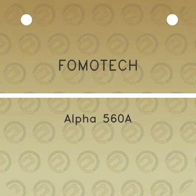 fomotech-alpha-560a