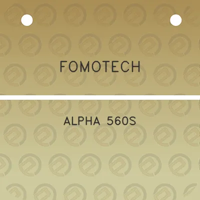 fomotech-alpha-560s