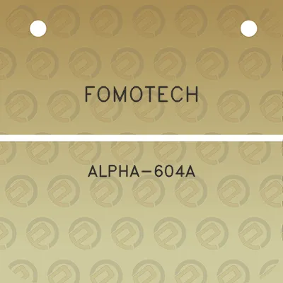 fomotech-alpha-604a