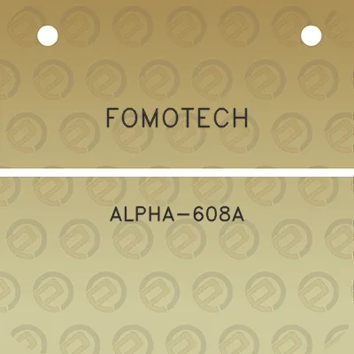 fomotech-alpha-608a