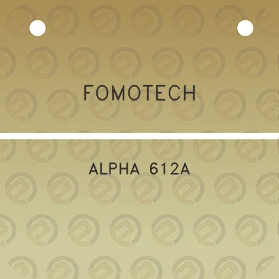 fomotech-alpha-612a