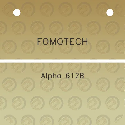 fomotech-alpha-612b