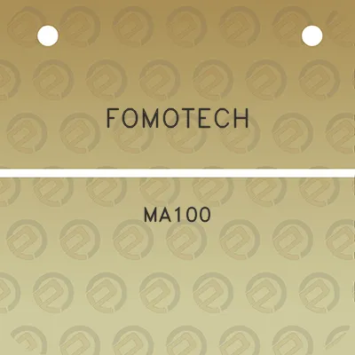 fomotech-ma100