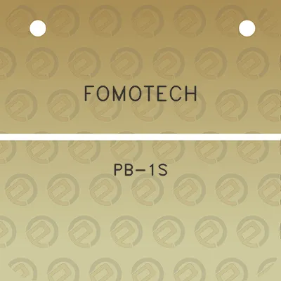 fomotech-pb-1s